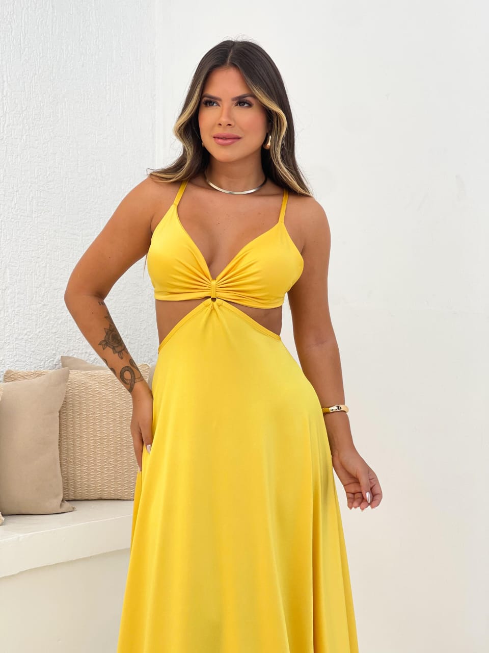 Vestido Longo Tulipa
