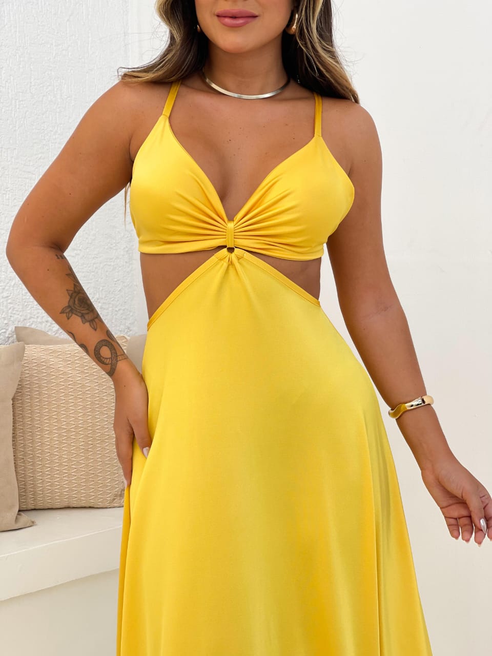Vestido Longo Tulipa