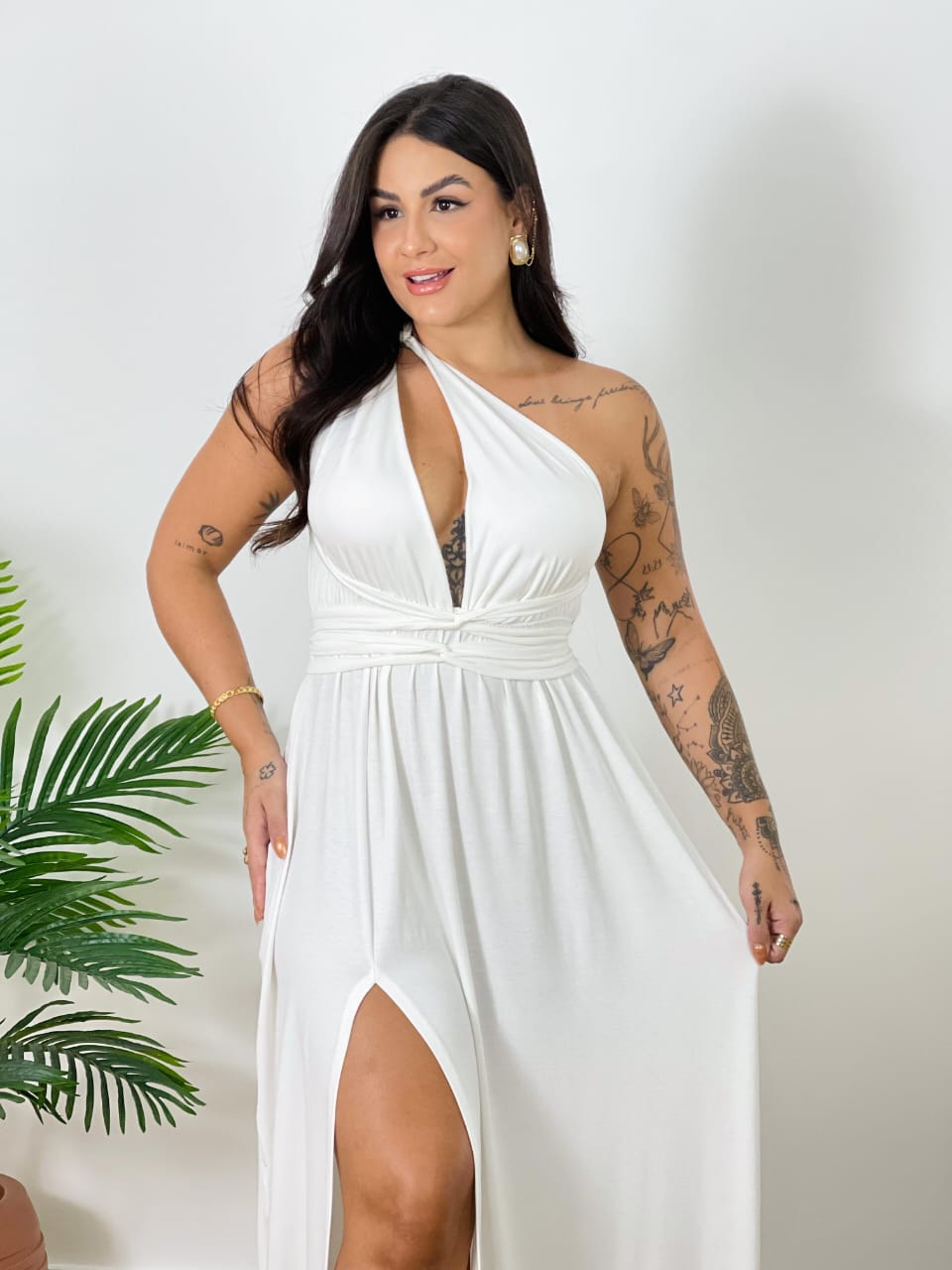 Vestido Longo Elegance Fenda