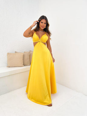 Vestido Longo Tulipa