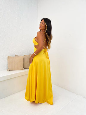 Vestido Longo Tulipa